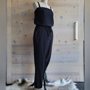 Old Navy Black Rayon Jumpsuit, strapless optional, NWT size S